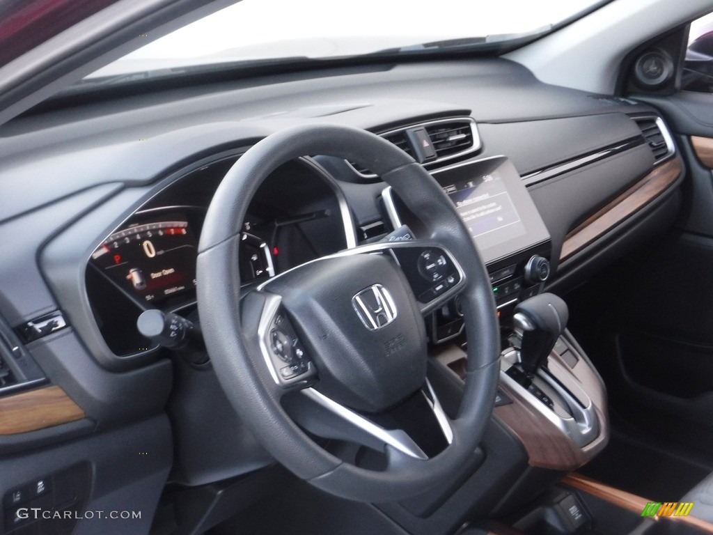 2018 CR-V EX AWD - Basque Red Pearl II / Gray photo #12