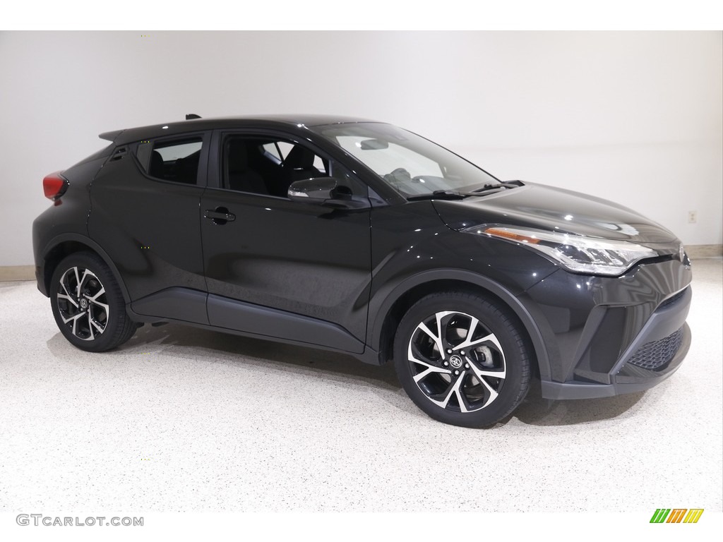 Black Sand Pearl 2022 Toyota C-HR XLE Exterior Photo #145625554