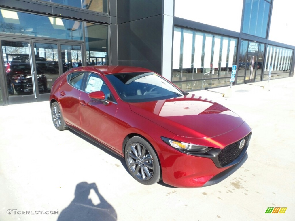 2023 Mazda3 2.5 S Select Hatchback - Soul Red Crystal Metallic / Black photo #1