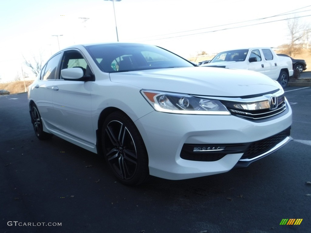 2017 Accord Sport Sedan - White Orchid Pearl / Black photo #5