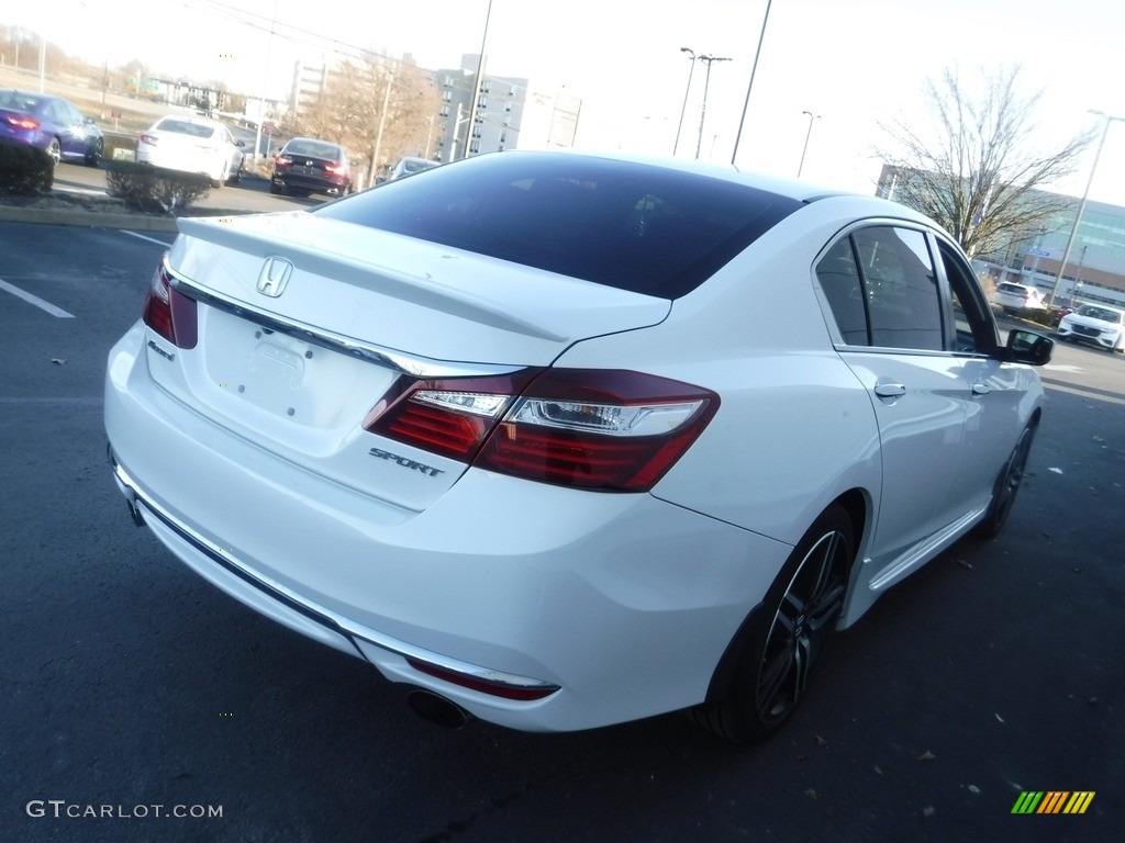 2017 Accord Sport Sedan - White Orchid Pearl / Black photo #6
