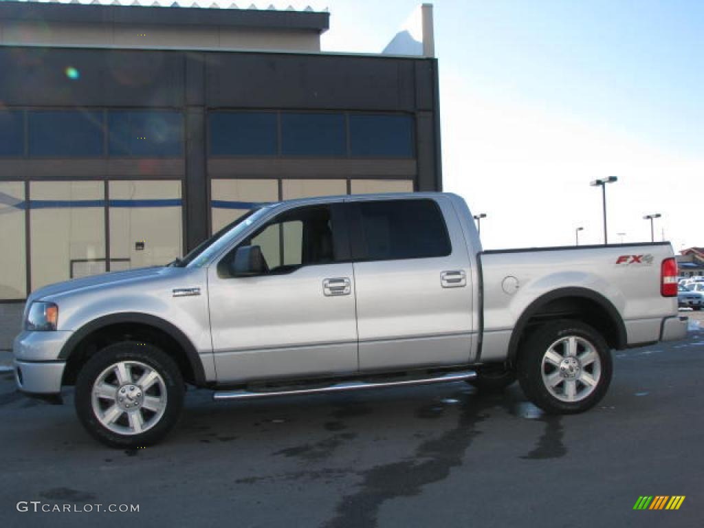 2007 F150 FX4 SuperCrew 4x4 - Silver Metallic / Black photo #1