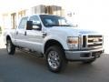 2008 Oxford White Ford F350 Super Duty XLT Crew Cab 4x4  photo #3