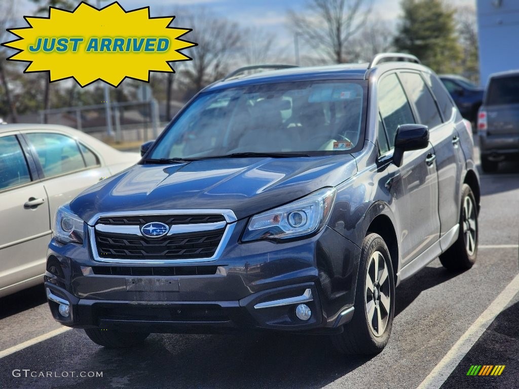 2017 Forester 2.5i Limited - Dark Gray Metallic / Gray photo #1