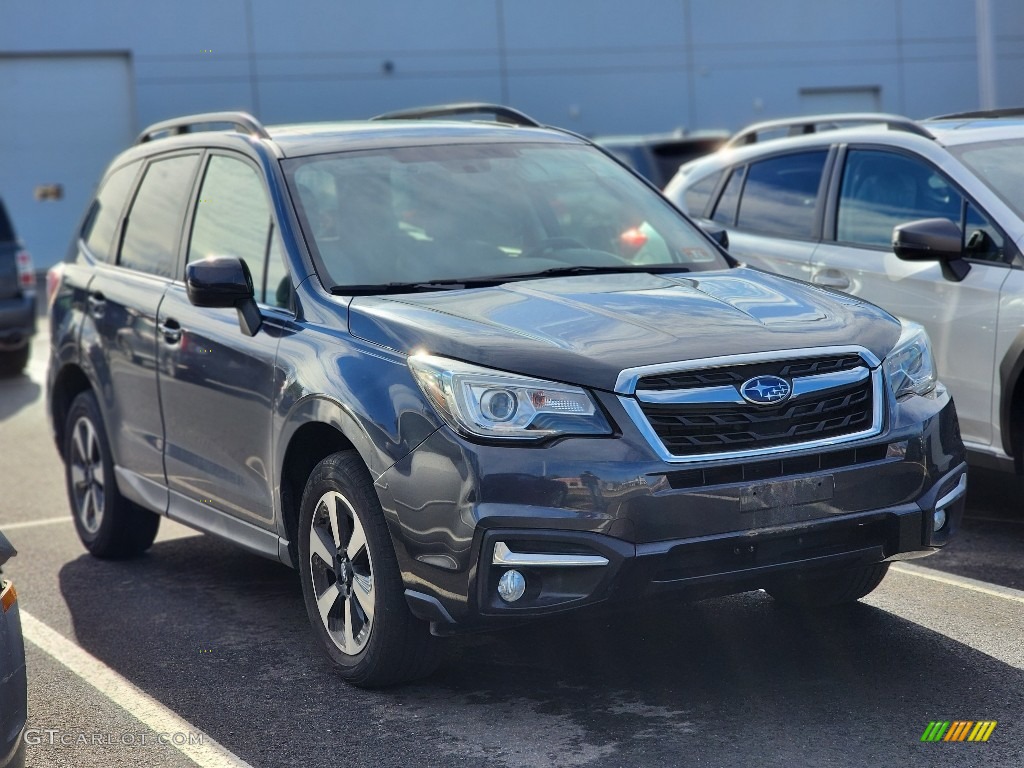 2017 Forester 2.5i Limited - Dark Gray Metallic / Gray photo #3