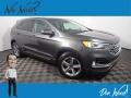 2019 Stone Gray Ford Edge SEL AWD #145622018