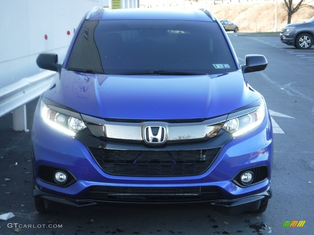 2020 HR-V Sport AWD - Aegean Blue Metallic / Black photo #4