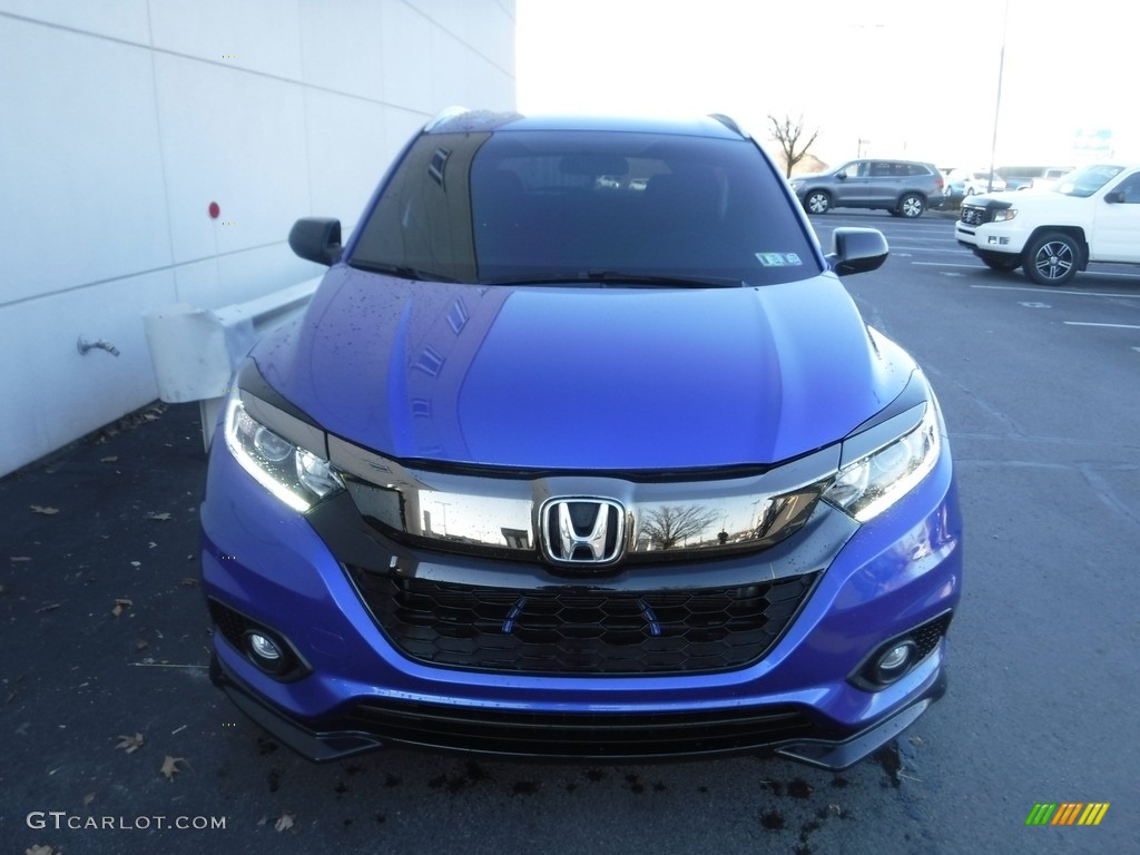 2020 HR-V Sport AWD - Aegean Blue Metallic / Black photo #5