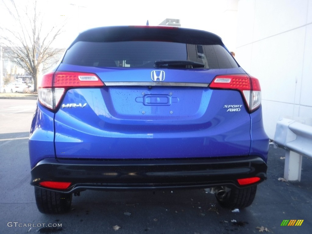 2020 HR-V Sport AWD - Aegean Blue Metallic / Black photo #11