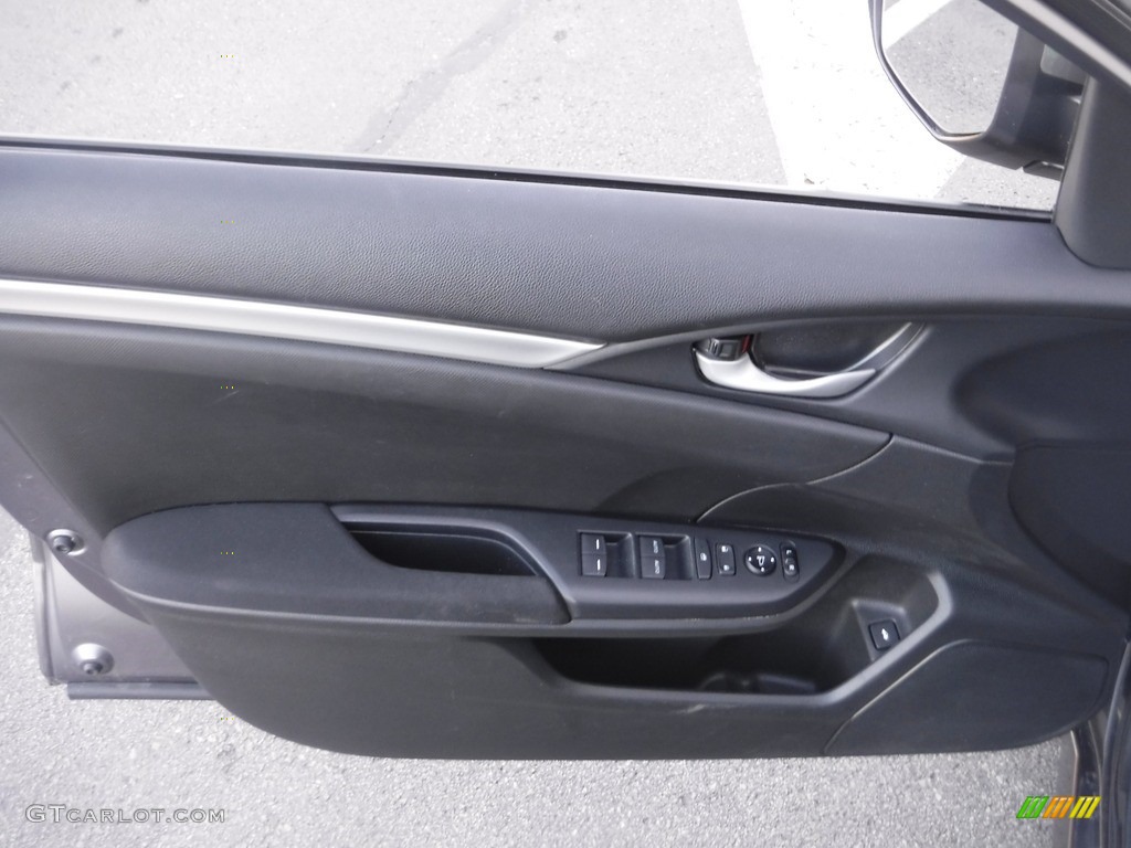 2020 Civic LX Sedan - Polished Metal Metallic / Black photo #10