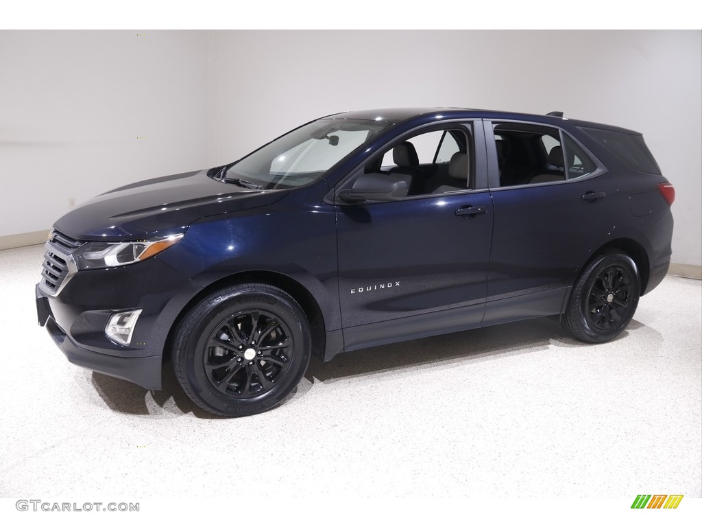 2020 Equinox LS - Midnight Blue Metallic / Ash Gray photo #3