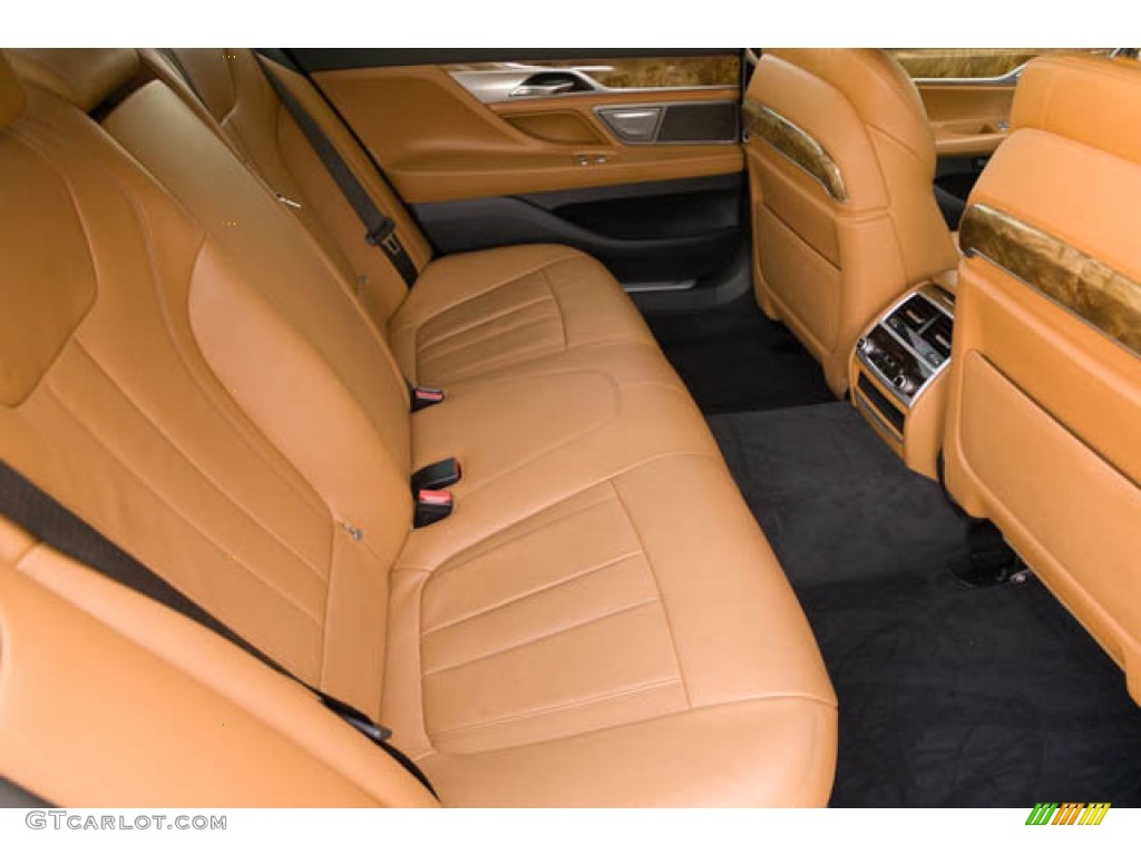 Cognac Interior 2018 BMW 7 Series 750i Sedan Photo #145628342
