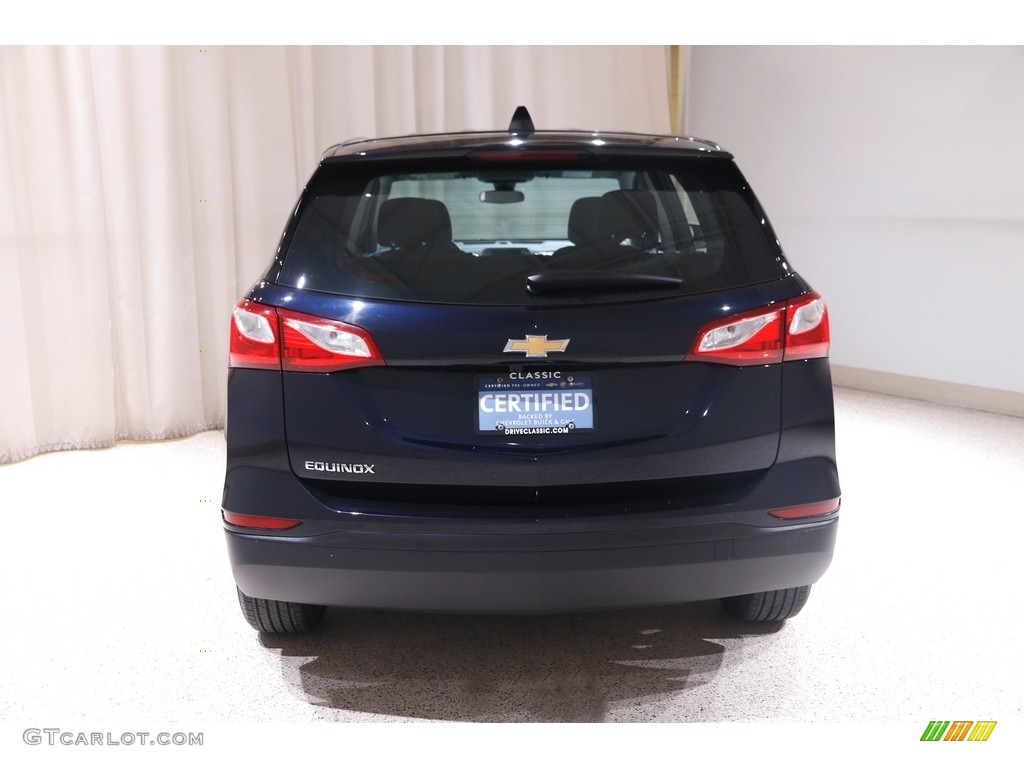 2020 Equinox LS - Midnight Blue Metallic / Ash Gray photo #17