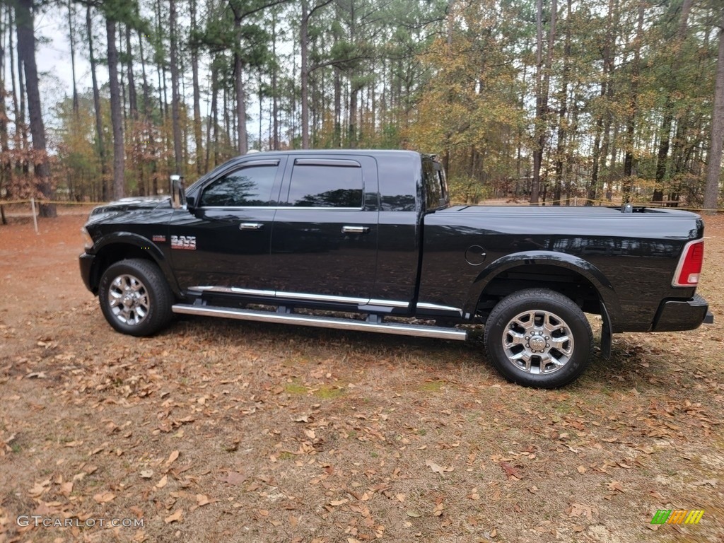 Brilliant Black Crystal Pearl 2016 Ram 2500 Laramie Longhorn Mega Cab 4x4 Exterior Photo #145628774