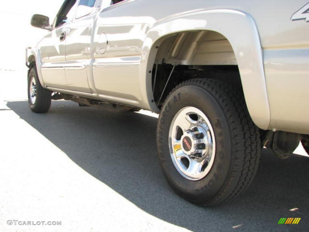 2007 Sierra 2500HD Classic SLE Extended Cab 4x4 - Silver Birch Metallic / Dark Charcoal photo #6