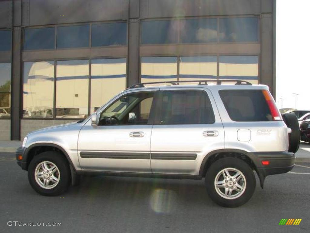 2001 CR-V EX 4WD - Satin Silver Metallic / Dark Gray photo #1