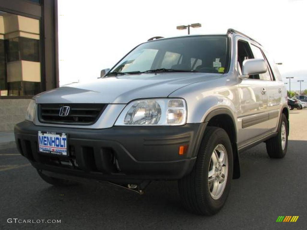 2001 CR-V EX 4WD - Satin Silver Metallic / Dark Gray photo #2