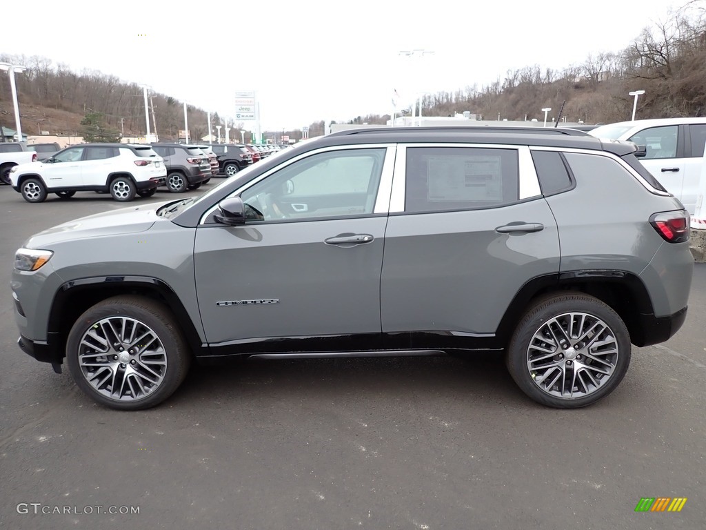 Sting-Gray 2023 Jeep Compass Limited 4x4 Exterior Photo #145629503