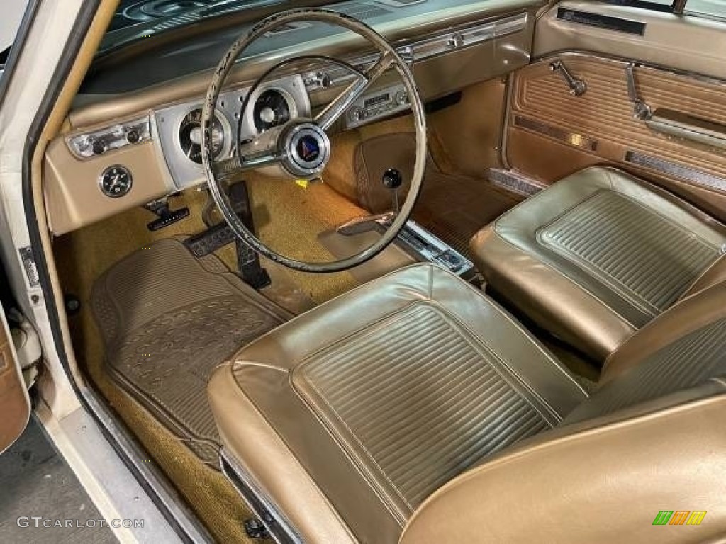Gold Interior 1965 Plymouth Barracuda Coupe Photo #145629542