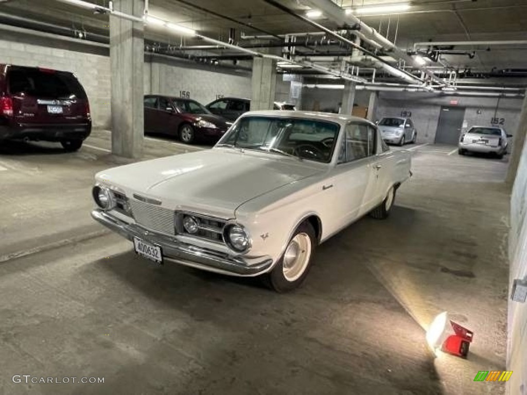 White 1965 Plymouth Barracuda Coupe Exterior Photo #145629761