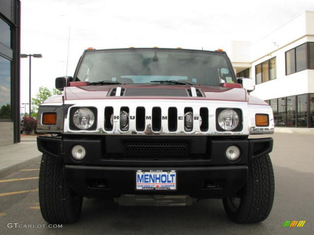 2005 H2 SUT - Red Metallic / Ebony Black photo #3