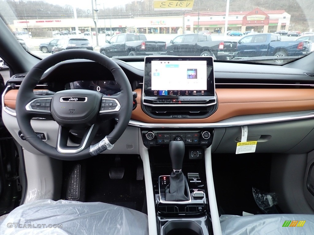 2023 Jeep Compass Limited 4x4 Steel Gray Dashboard Photo #145629828
