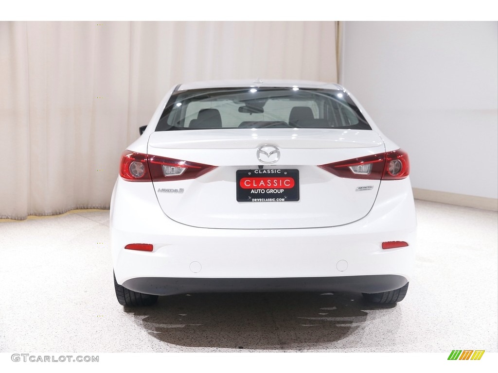 2018 MAZDA3 Touring 4 Door - Snowflake White Pearl Mica / Black photo #20