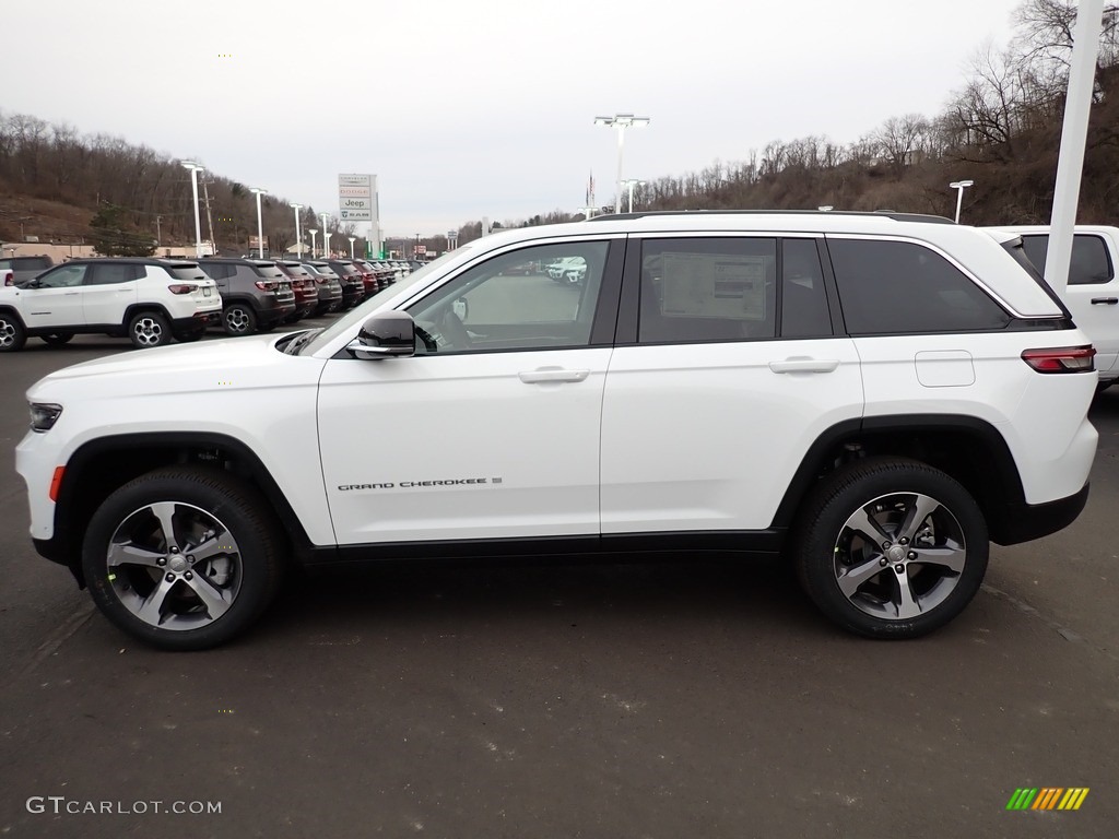 Bright White 2023 Jeep Grand Cherokee Limited 4x4 Exterior Photo #145630037