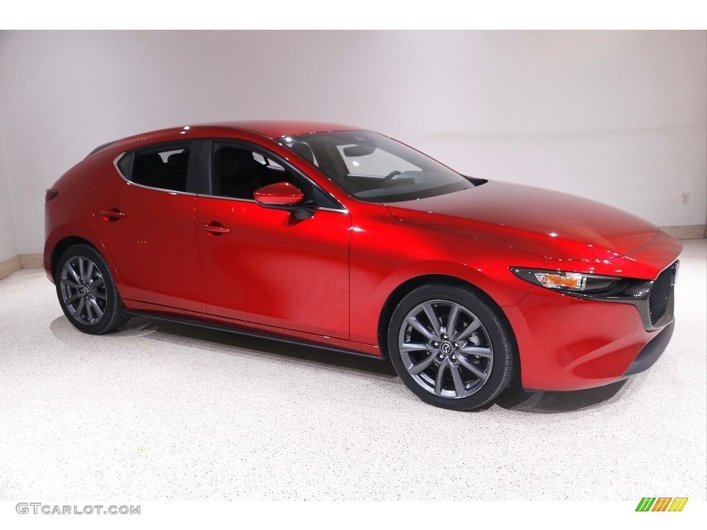 Soul Red Crystal Metallic 2020 Mazda MAZDA3 Hatchback Exterior Photo #145630535