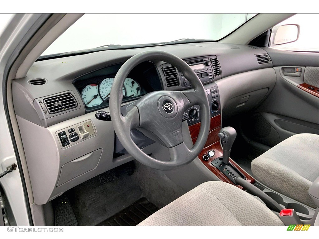 2004 Corolla LE - Lunar Mist Silver Metallic / Light Gray photo #14