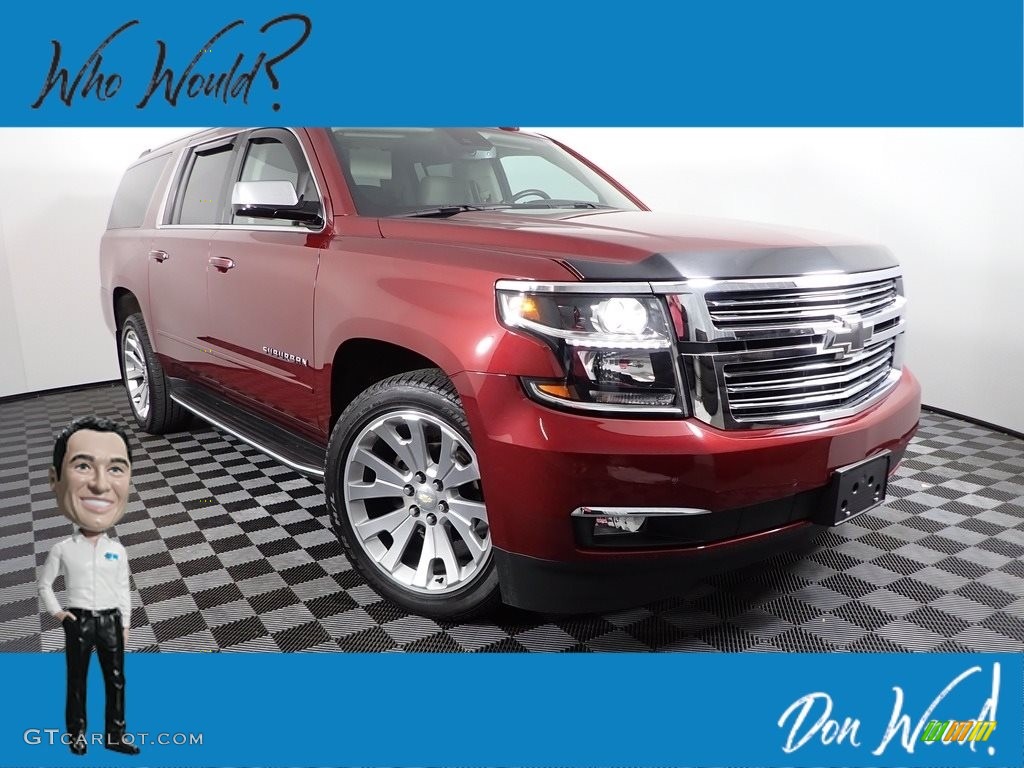 2020 Suburban Premier 4WD - Siren Red Tintcoat / Cocoa/­Dune photo #1