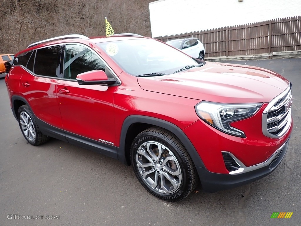 Red Quartz Tintcoat 2019 GMC Terrain SLT AWD Exterior Photo #145632917