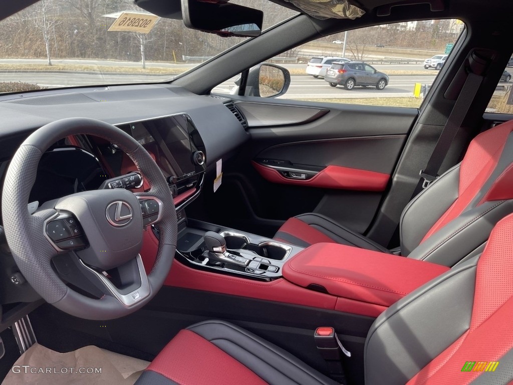 2023 NX 350 F Sport AWD - Obsidian / Circuit Red photo #2
