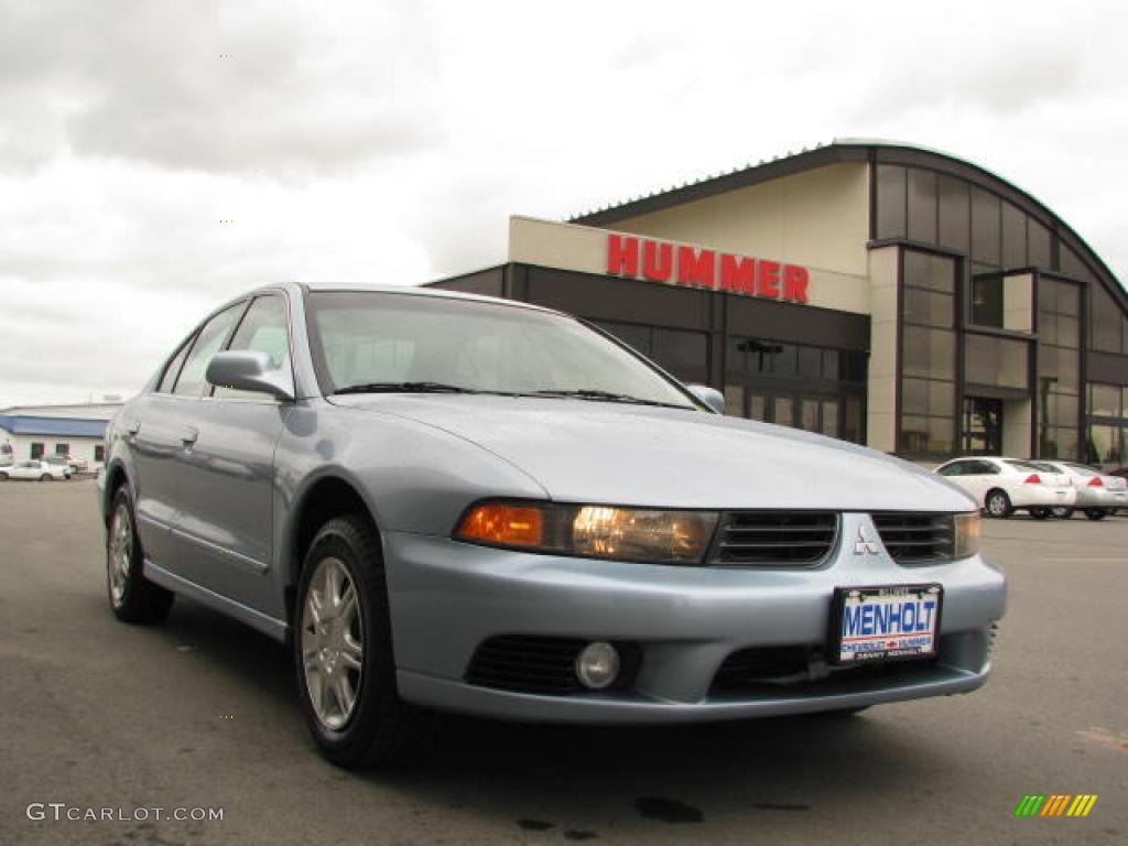 2003 Galant ES - Chrome Blue Pearl / Gray photo #3