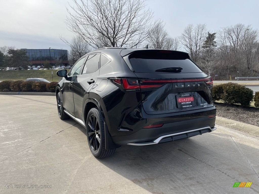 2023 NX 350 F Sport AWD - Obsidian / Circuit Red photo #4