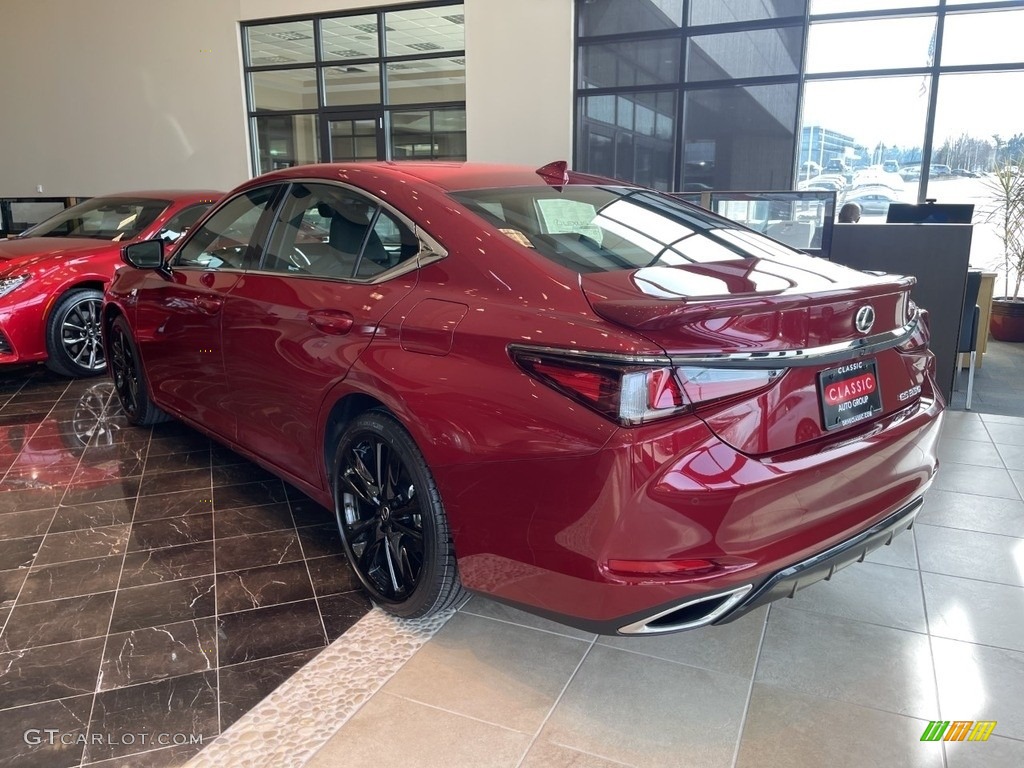 2023 ES 350 F Sport - Matador Red Mica / Black photo #4