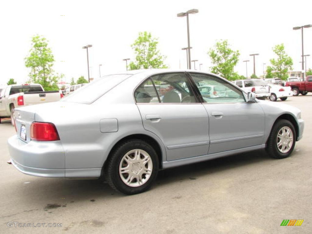 2003 Galant ES - Chrome Blue Pearl / Gray photo #4