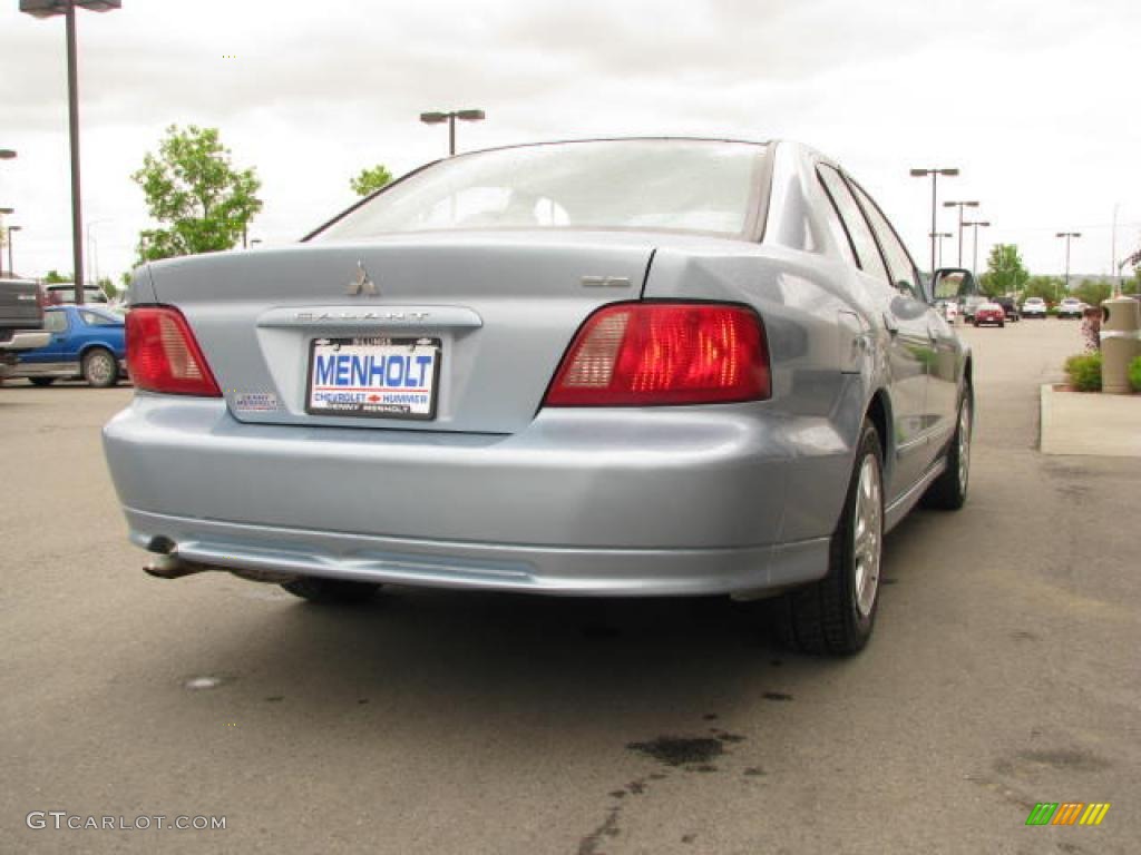 2003 Galant ES - Chrome Blue Pearl / Gray photo #5