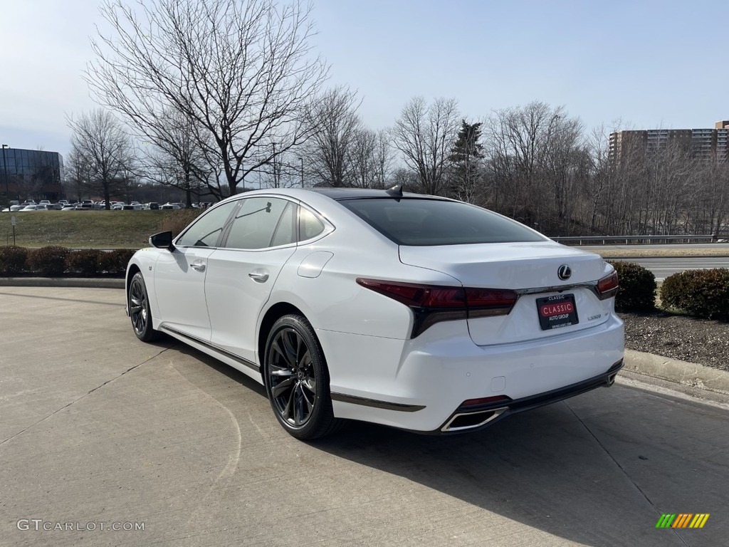 Ultra White 2023 Lexus LS 500 F Sport AWD Exterior Photo #145633718