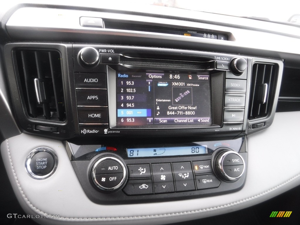 2018 RAV4 XLE - Electric Storm Blue / Ash photo #4