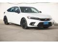 Platinum White Pearl 2023 Honda Civic Sport Hatchback