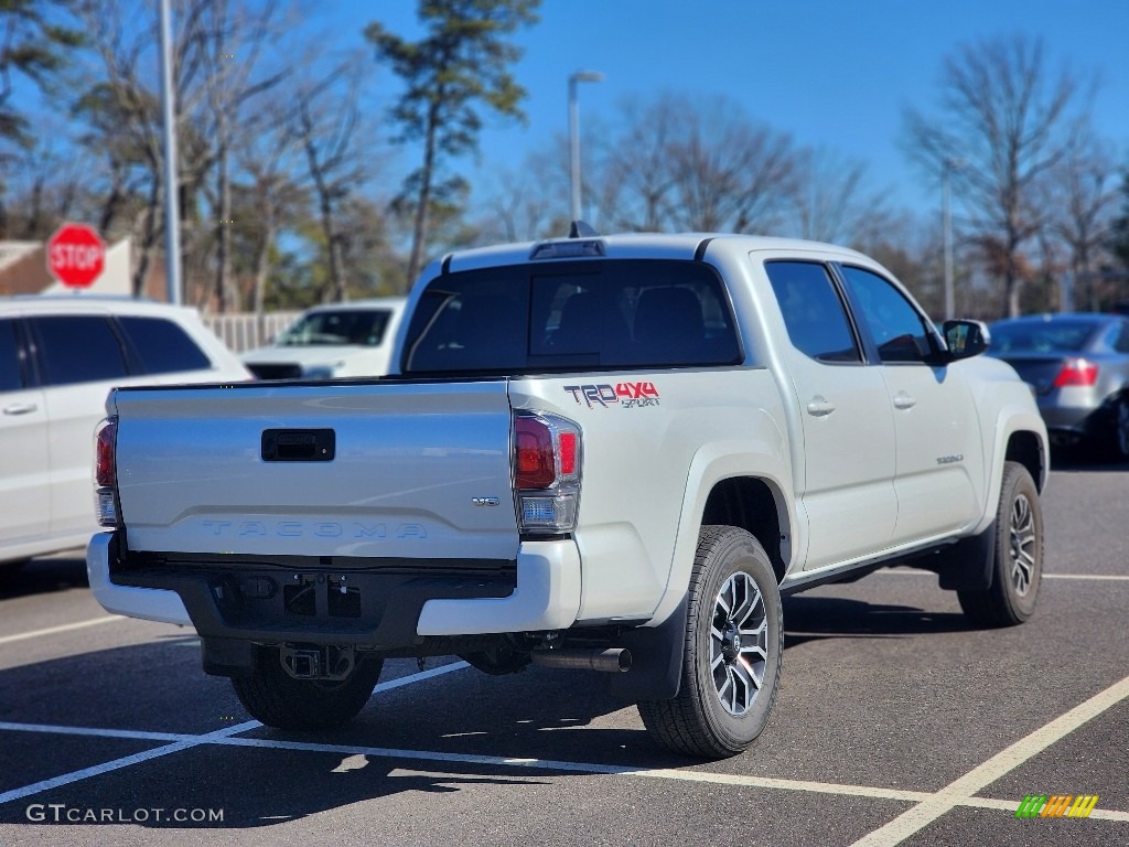 2022 Tacoma TRD Sport Double Cab 4x4 - Lunar Rock / Cement/Black photo #5