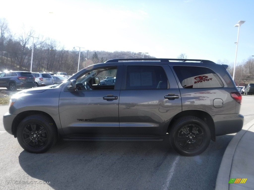 Magnetic Gray Metallic 2019 Toyota Sequoia TRD Sport Exterior Photo #145635857