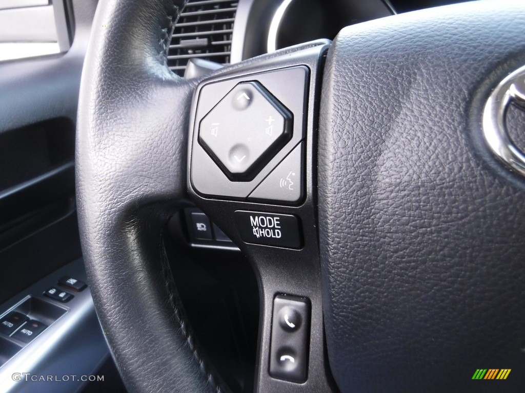 2019 Toyota Sequoia TRD Sport Black Steering Wheel Photo #145636034