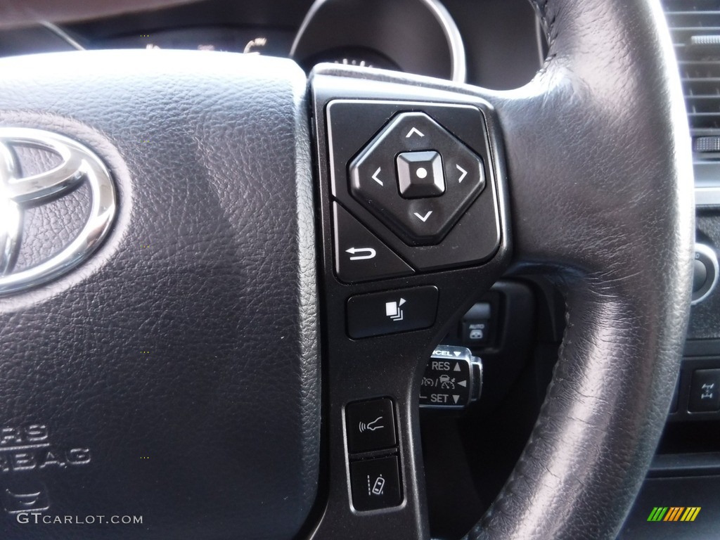 2019 Toyota Sequoia TRD Sport Black Steering Wheel Photo #145636046