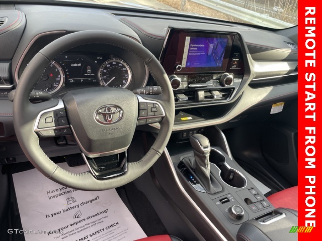 2023 Toyota Highlander XSE AWD Cockpit Red Dashboard Photo #145637303