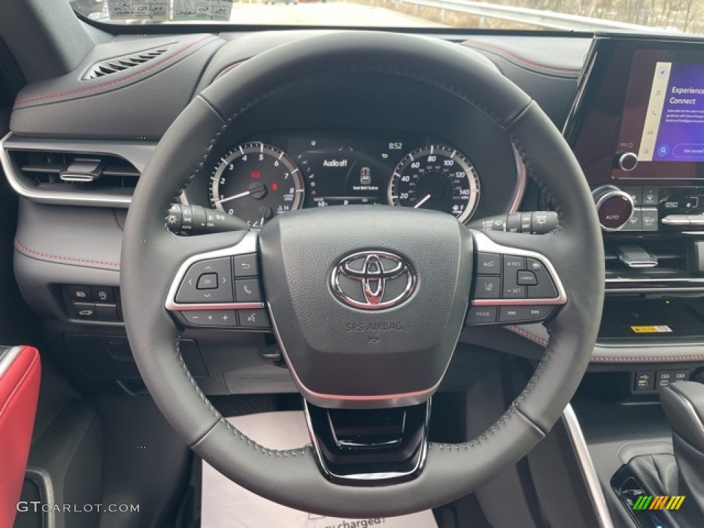 2023 Toyota Highlander XSE AWD Cockpit Red Steering Wheel Photo #145637463