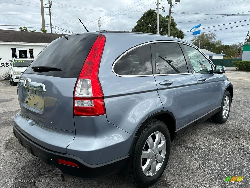 2008 CR-V EX-L - Glacier Blue Metallic / Gray photo #2