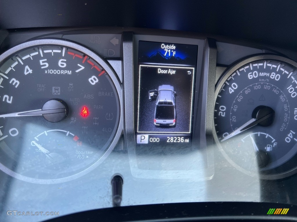 2021 Tacoma TRD Sport Double Cab 4x4 - Voodoo Blue / TRD Cement/Black photo #16