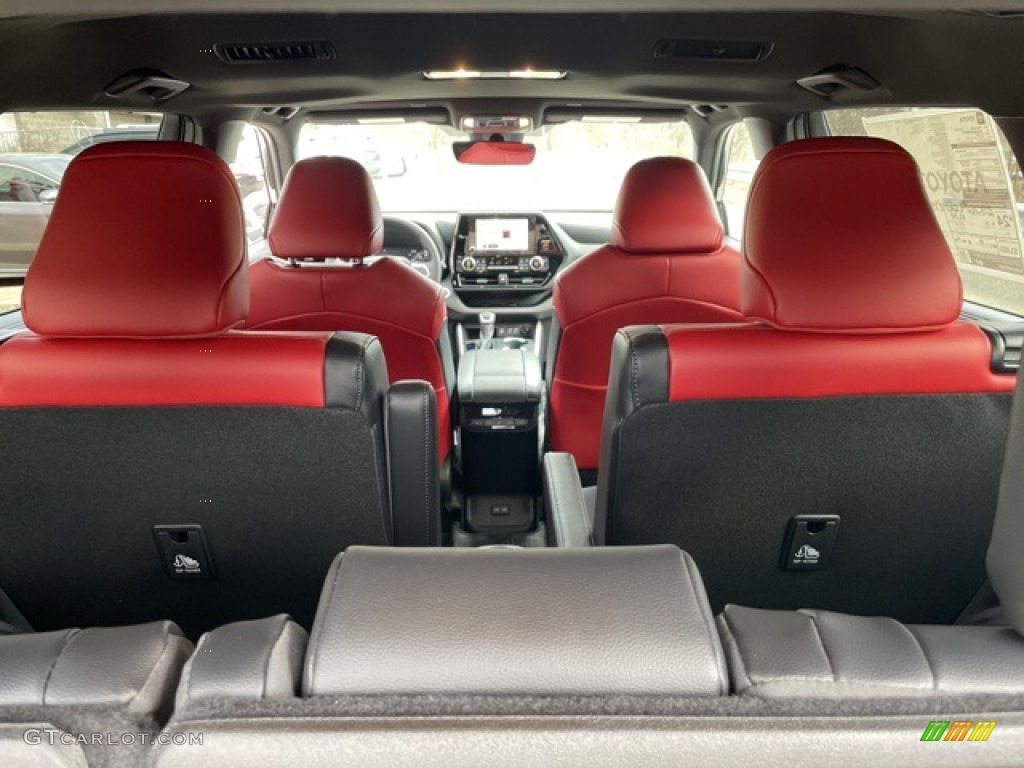 Cockpit Red Interior 2023 Toyota Highlander XSE AWD Photo #145637741